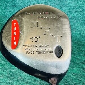 Silver Hawk N.F.T Driver 10° Mens RH Strata-Flex FT Gold R-Flex Golf Club USA